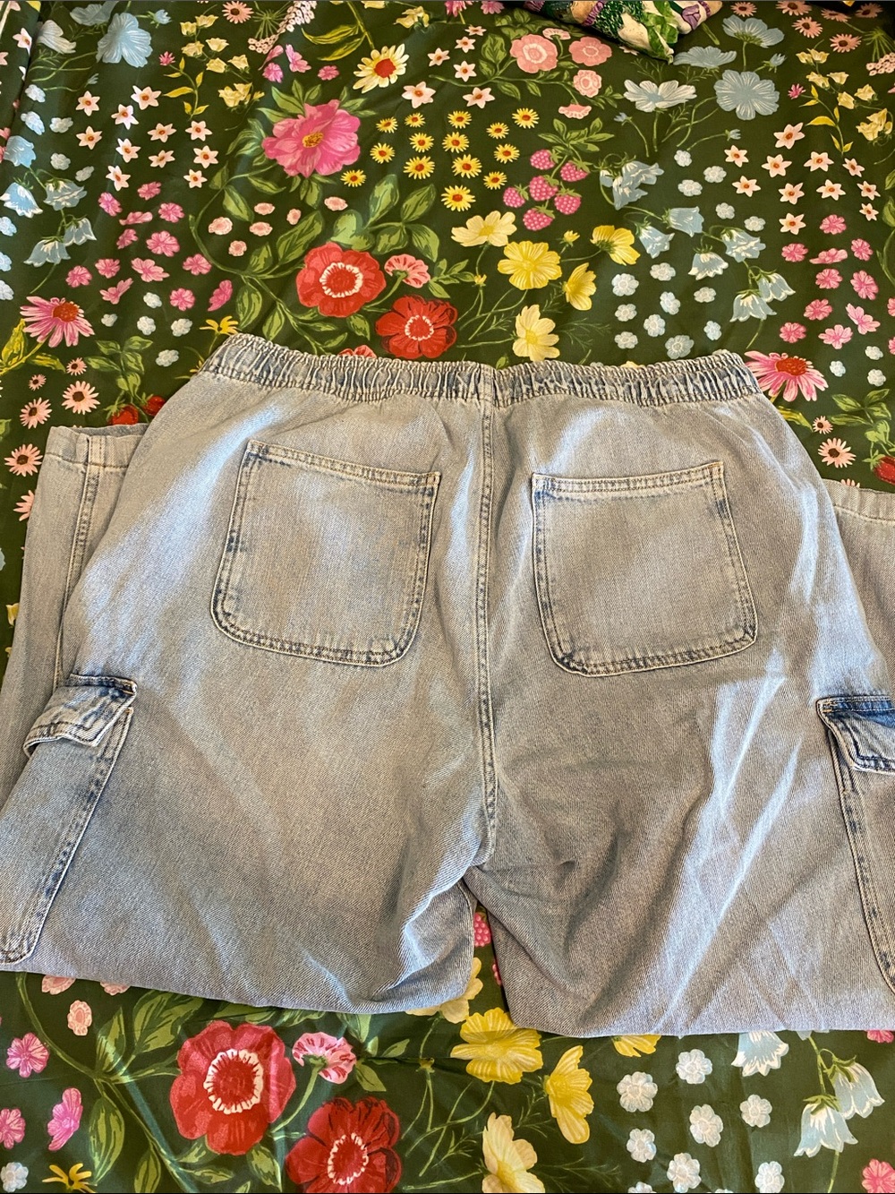 GAP Light Blue Easy Drawstring Denim Jeans - Picture 3 of 3